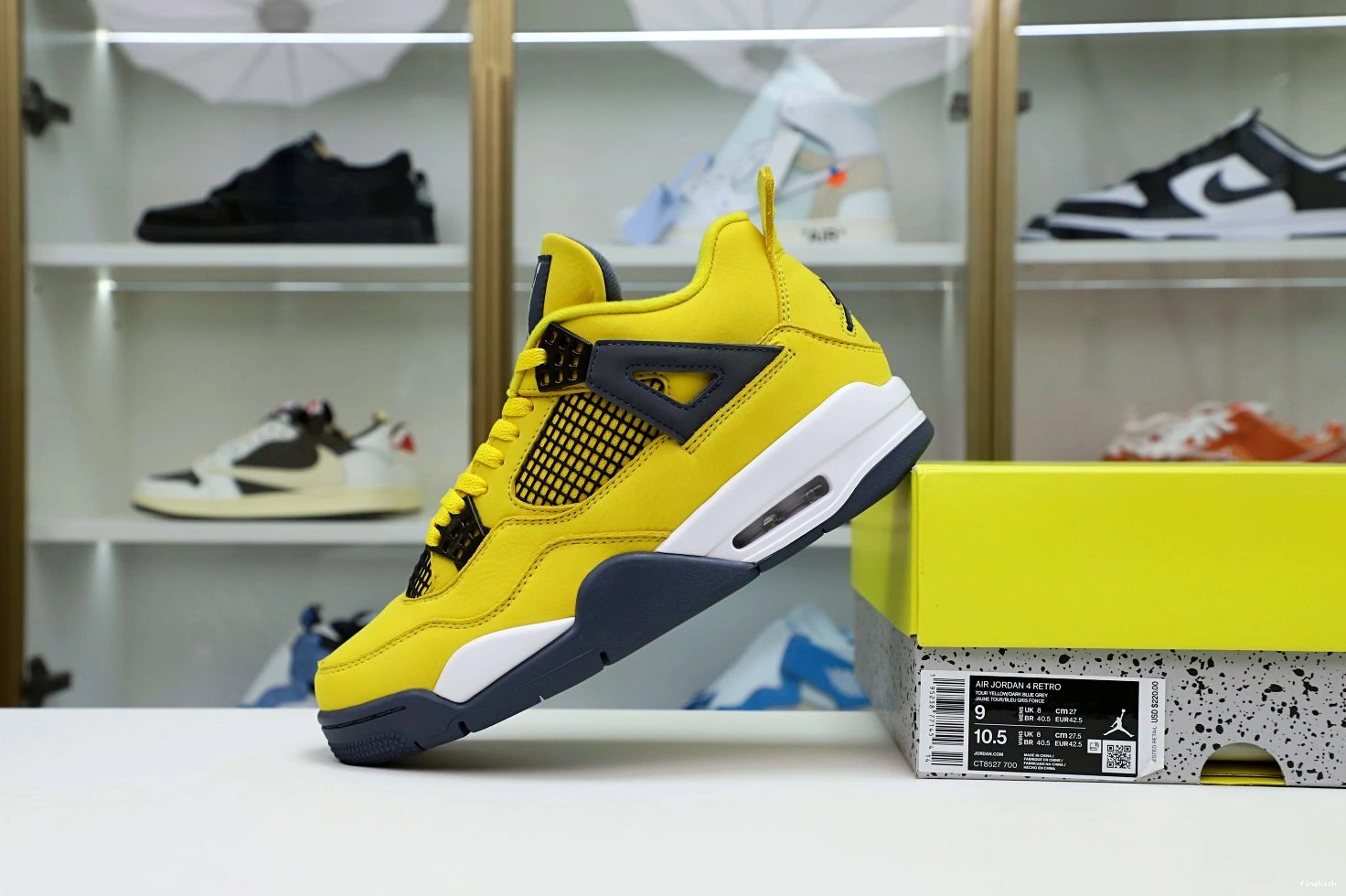 JORDAN 'LIGHTNING' 2021 AIR AIR JORDAN RETRO 4 0227
